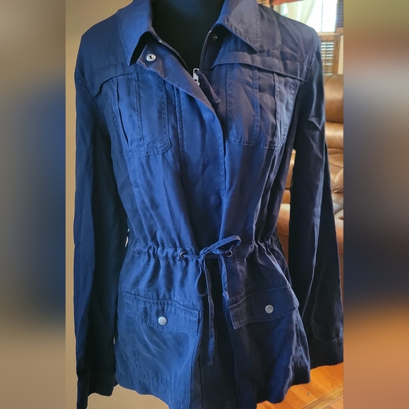 Women's A New Day Blue lightweight Jacket, Size Small - Picture 2 of 8